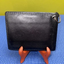 Dickie Genuine Black Leather Slimfold RFID Wallet Data Protection