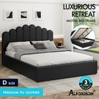 ALFORDSON Bed Frame Queen Double King Single Gas Lift Storage Base Wooden Black