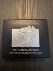 2023-S Proof $1 Type 2 American Silver Eagle - West Point Mint - 23EM