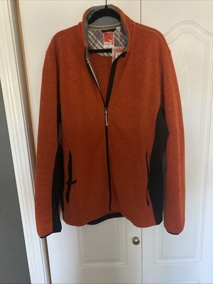 Vintage Men s PUMA Full Zip Jacket Size Xl,  Orange And Black, Gently Worn