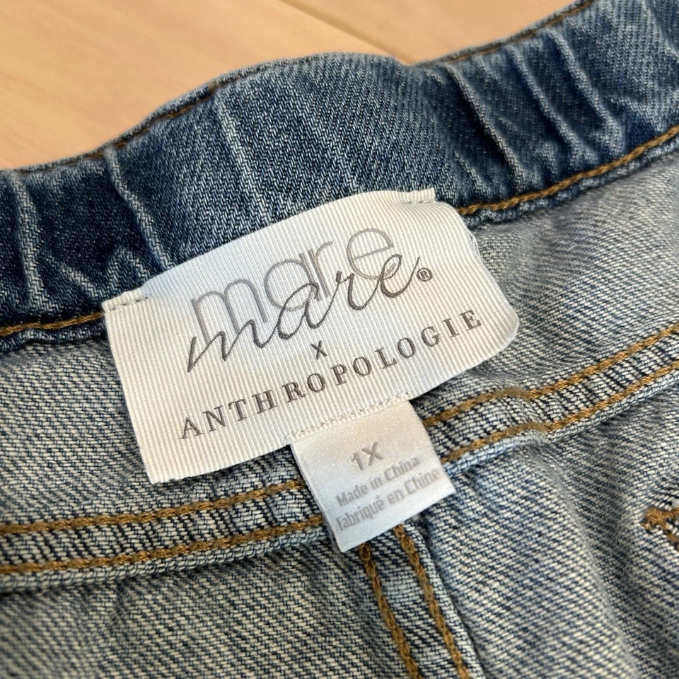 Mare Mare X Anthropologie Denim Midi Skirt Women’s 1X - Image 4 of 4
