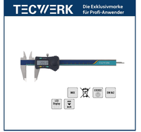 Messschieber DIN862 150 Mm Digital Eckig Tecwerk Mit Feststellschraube