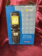 Alltel Samsung SCH-A645 Flip Phone With Box, Manual And Charger