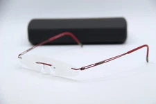 NEW SILHOUETTE 5521 70 3040 RED GUNMETAL AUTHENTIC EYEGLASSES -17