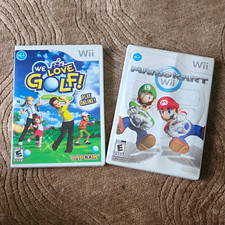 Mario Kart & We Love Golf! Wii Sports Golf Game