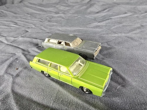 Vintage Matchbox Lesney Mercury Wagon Lot No 55 73 Green + Parts Car