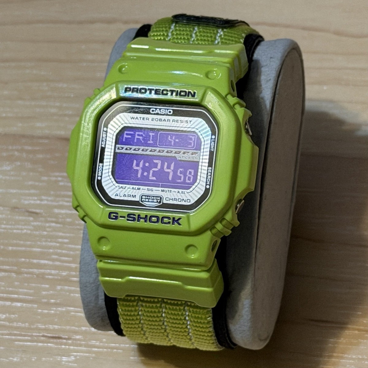 Casio G-Shock GLS-5600V-3 G-Lide Yellow Nylon Men's Digital Watch
