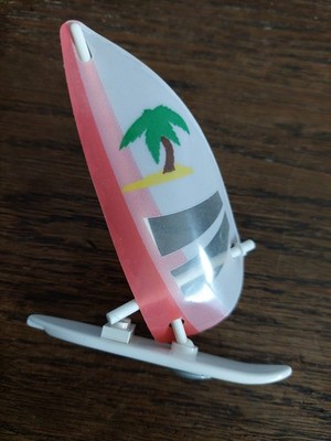 Surfbrett vintage Lego Windsurfer Paradisa 1990er aus 6411