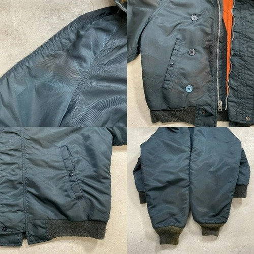 70s-80s SPIEWAK GOLDEN FLEECE N-2B Type Flight Jacket Men's XL Used CAVE-0 9F - Picture 8 of 10