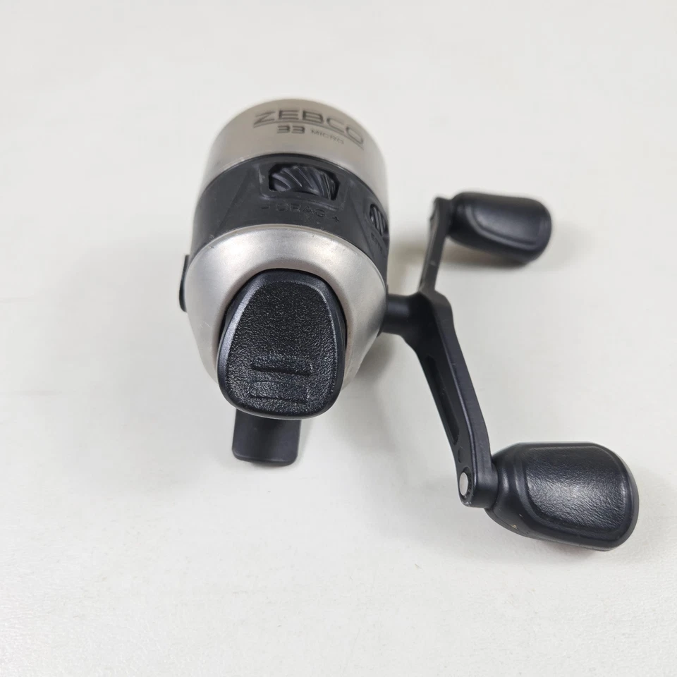 Zebco 33 Spincast Fishing Reel Left or Right Handed Ultralight Freshwater Used - Image 4 of 4