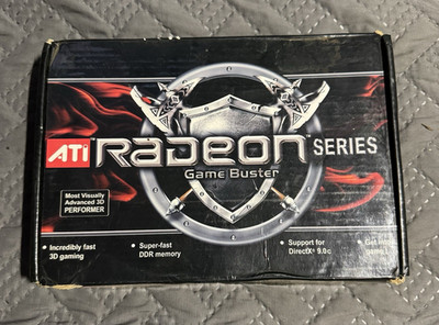 ATI Radeon Game Buster Graphics Card DVI/VGA/TV-Out DirectX 9.0c CD
