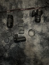 Cannon EOS Rebel T7 Camera with Bag and Two Lenses plus more