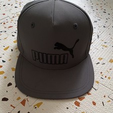 PUMA Adjustable Solid Gray Baseball Cap Hat U...
