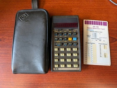 HP 38E RPN Programmable Calculator Tested Working Rare Item Hewlett Packard