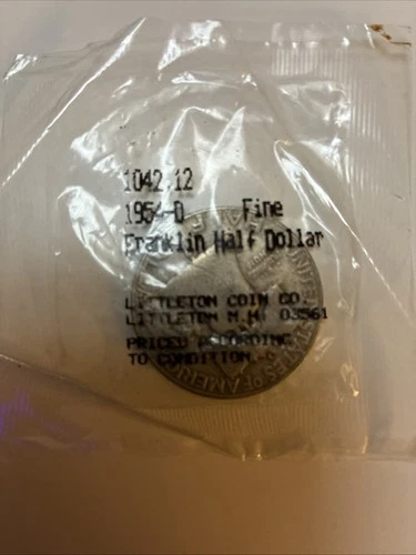 1954 D  Franklin Half Dollar  “Fine”