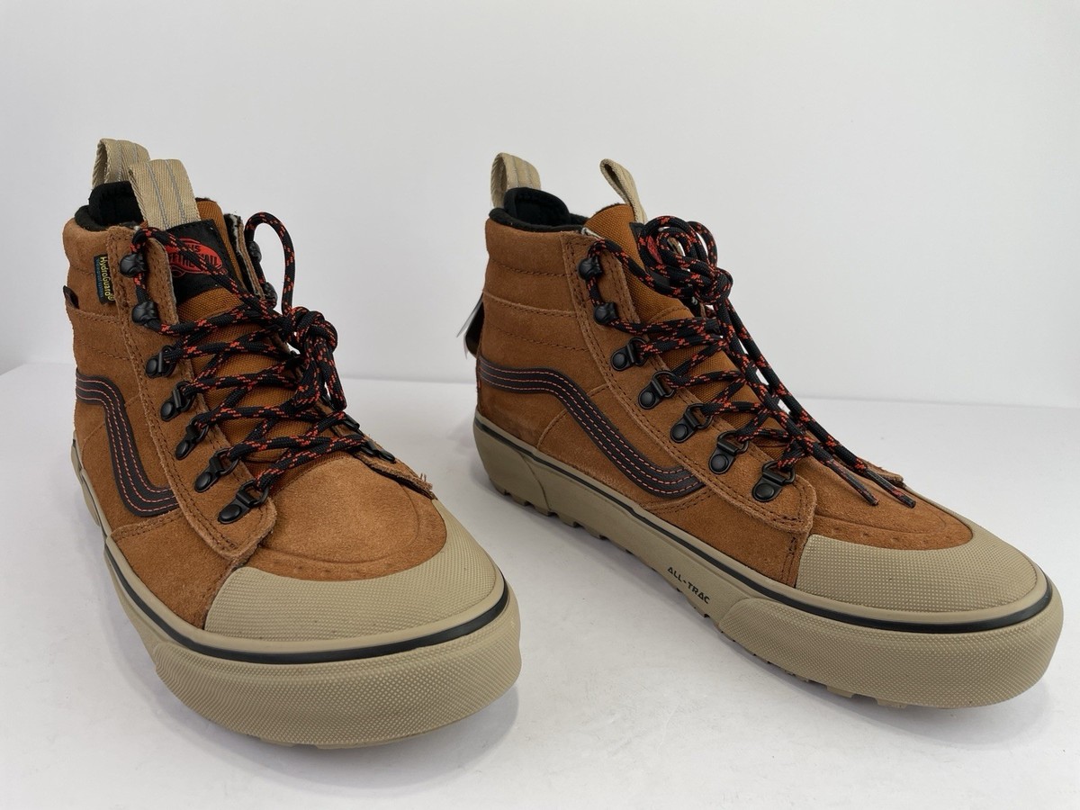 Vans Sk8-Hi MTE DR Waterproof Glazed Ginger Boots VN000CVRN1Z Mens