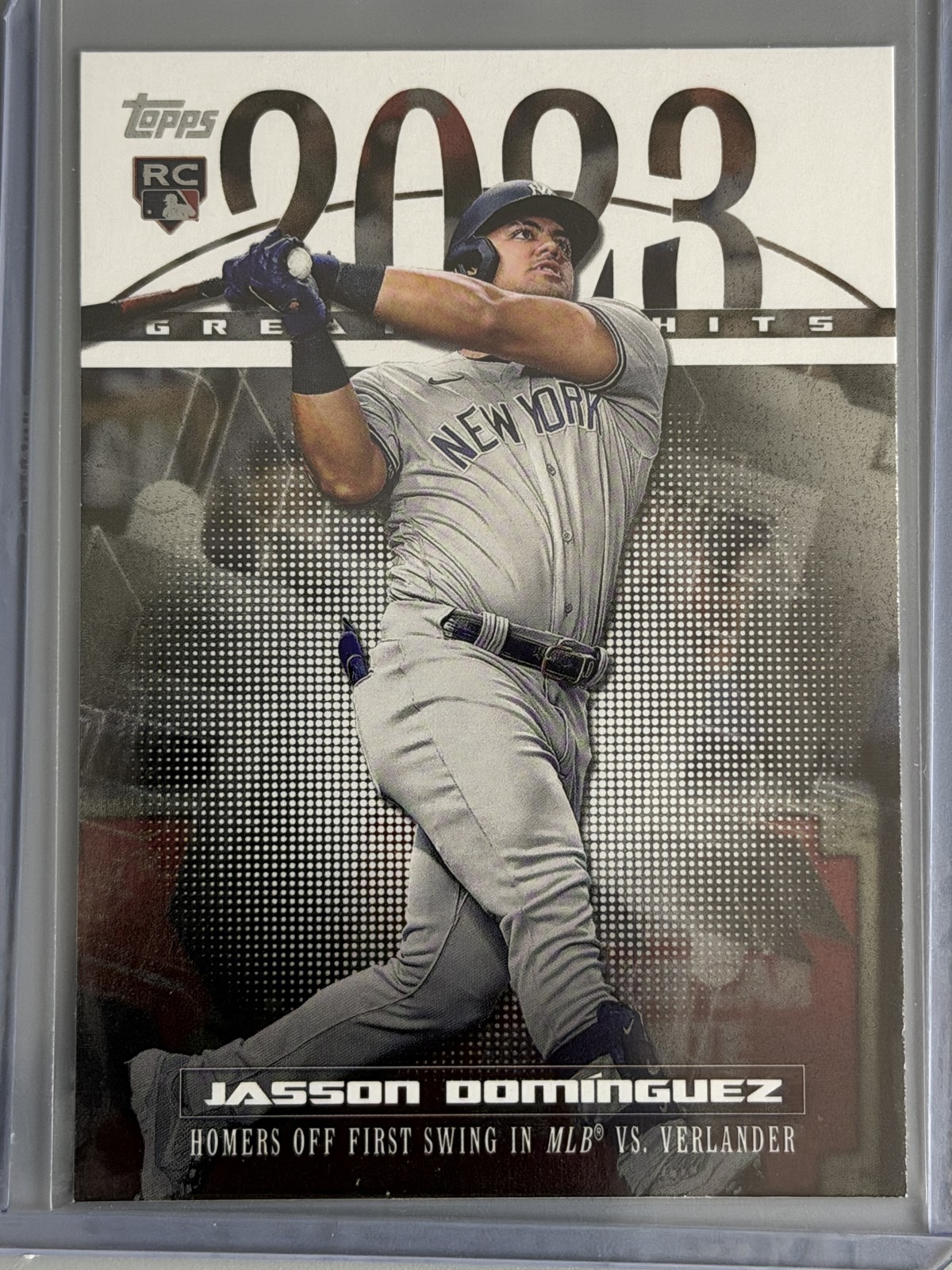 2024 Topps Series 1 - 2023 Greatest Hits Jasson Dominguez #23GH-26 (RC)