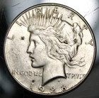 New Listing1928 S Peace Silver Dollar - AU Details !!