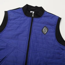 LeMond Cycling Vest Mens XL Blue Black Insulated Zip Front Sleeveless Jacket