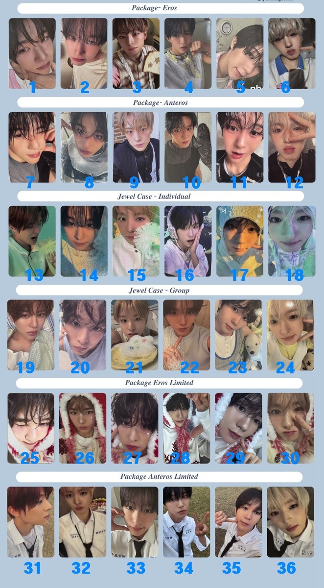 NCT WISH - Ode to Love Official Photocard KPOP Xion Riku Yuushi