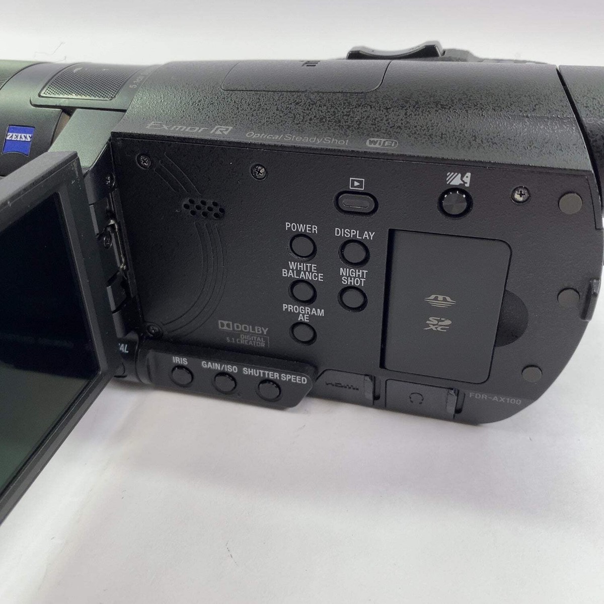 Sony FDR-AX100 4K Camcorder - Black for sale online | eBay