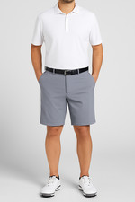 Callaway Mens Performance Golf Short Gray Printed Stretch 9" Inseam Size 38