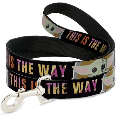 Dog Leash Star Wars The Child Chibi Pod Pose THIS IS THE WAY Black/M (US IMPORT)