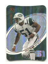 2004 E-X Rookie Die-Cut #59 Jonathan Vilma/500 New York Jets