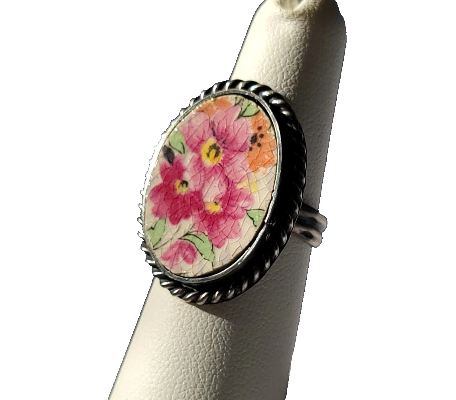 Anillos artesanales de cerámica