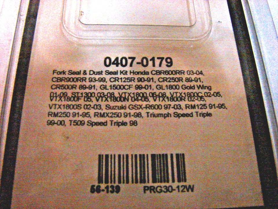 Kit de horquilla y sellado antipolvo Moose 0407-0179 CBR600RR CBR900RR GSXR600 RM250 VTX1800 Foto 2 de 2