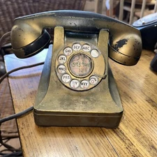 Vintage Bell System F1 ? Rotary Dial Desk Phone Western Electric Telephone F3