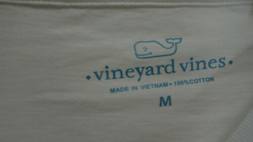 Vineyard Vines Mens White Holiday Whale Long Sleeve Pocket Tee T-Shirt M - Picture 4 of 10