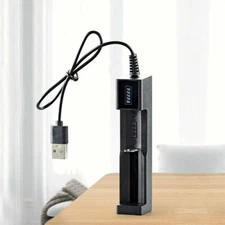 USB Smart Battery Charger For 18*65mm 14500 16340 Rechargeable Li-Ion Batteries