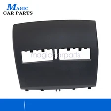 Black Front Upper Top Center Dash Air Vent Trim Bezel For Nissan Versa 2007-2012