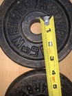 Pair of Vintage 5LB Weider Barbell Dumbell Weight Plates  10 lbs Total — photo 4