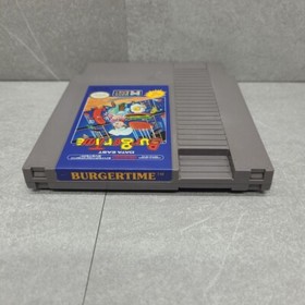 Burger Time (NES, 1987) Authentic Cartridge Only Tested 