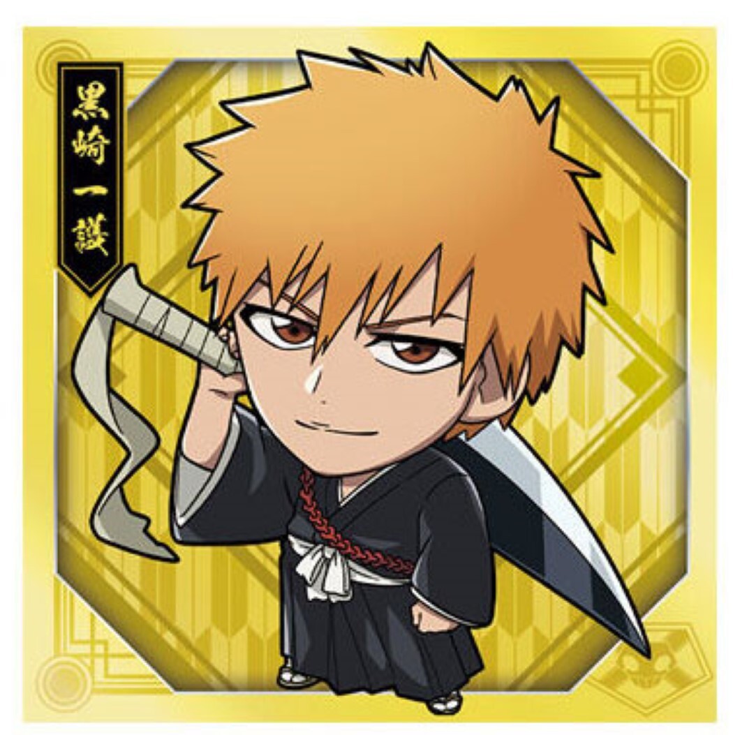 BLEACH mini Sticker BL-01 Ichigo Kurosaki BANDAI Japan | eBay