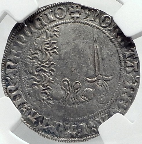1508 FRANCE Provincial Duke Anoine of LORRAINE Antique Silver Coin NGC i82345 - Picture 2 of 5