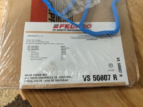 VS 50807 R Fel-Pro Engine Valve Cover Gasket Set Felpro VS50807R - Foto 6 di 6