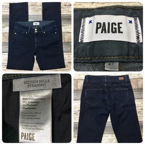 paige hidden hills straight jeans