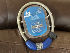 New - KRYPTONITE Bike Lock HC215 Resettable Combination Cable 15mm Braided Steel