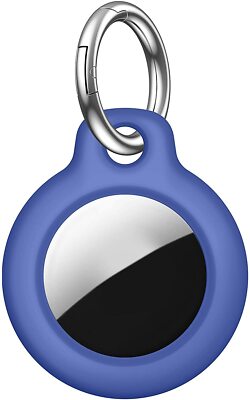 For Apple Airtag Case Cover Anti-lost Keychain Ring Protective Hard Shell