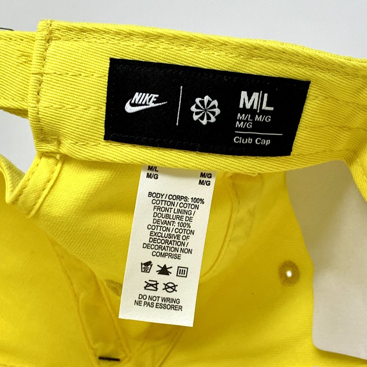 Nike Club Cap Hat Yellow M/L FB5368-718 Adjustable | eBay Nike Club Cap Hat Yellow M/L FB5368-718 Adjustable | eBay