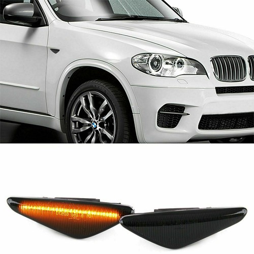 BMW X5 E70 X6 E71 E72 X3 F25 DYNAMIC LED SMOKED SIDE REPEATERS SIDE