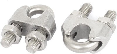3/8 Zoll M10 Drahtseil Kabel Clip Klemme, 304 Edelstahl, U Bolzen Sattel schnell
