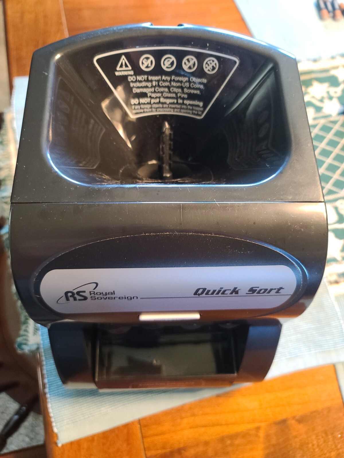 Royal Sovereign Quick Sort Counter Top Coin Sorting Machine QS1AC