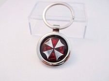 RESIDENT EVIL UMBRELLA CORPORATION KEY FOB KEYRING KEYFOB CHAIN GIFT