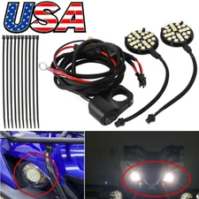 For 2019-2024 Yamaha Grizzly 90 LED Headlight Light Kit w Switch  Left Right