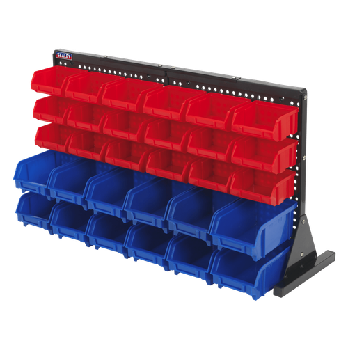 Sealey TPS1218 Bench Mounted Bin Storage System and 30 Bins - Picture 7 of 9