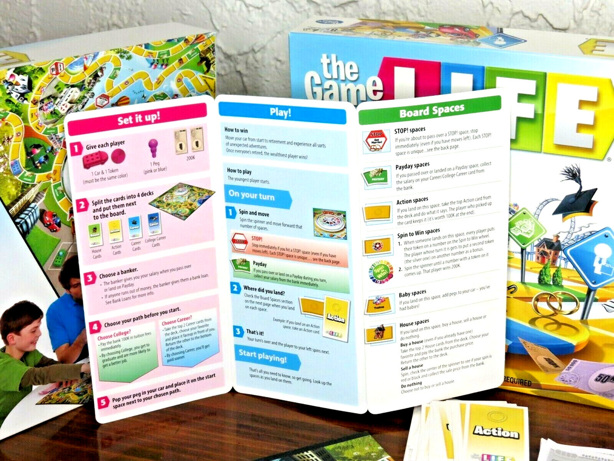 The Game of Life Board Game Rules & Instructions - Hasbro